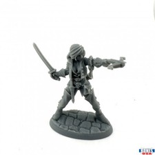 1 x DAMARIS DUSKWARDEN - BONES REAPER figurine miniature rpg jdr female 30161