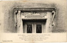 CPA BILLY - Linteau de porte