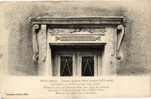 Cpa billy linteau de porte - cpa,
