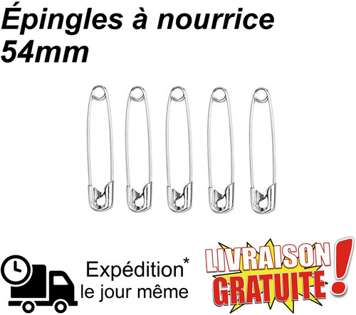 Lot épingle nourrice - 5,