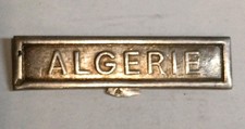  Barette A Clapet pour Médaille Coloniale ALGÉRIE avec Poinçons 