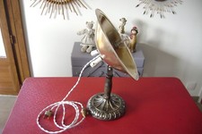 rare et unique .ancien radiateur de 1920 reconverti en lampe industrielle top.