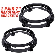 2pcs Supports de Montage de Phare LED Anneau Rond 7 pouces 19cm Moto VTT voiture