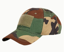Casquette Treillis jungle avec velcro en façade