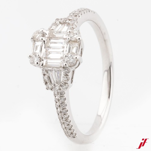 Bague diamant - bague, femme