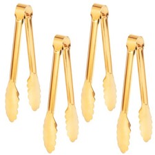 4 Pack Gold Serving
