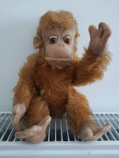 Singe Vintage Ancien En Peluche