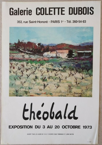 Theobald affiche originale - affiche,