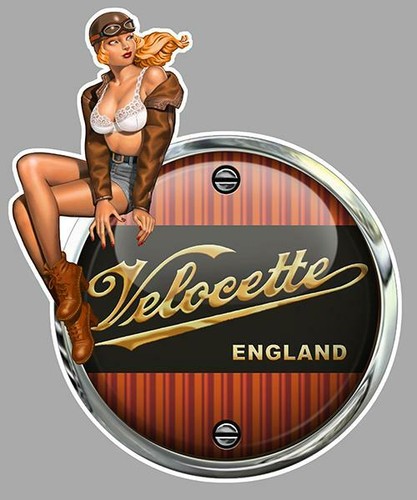 Velocette left pin gauche - velocette,