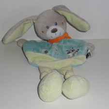 Doudou Lapin Tex - Vert