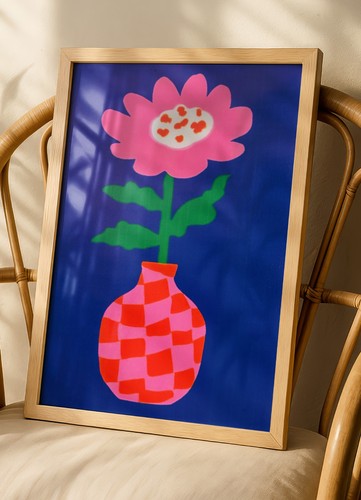 Toile décorative fleur - décorative,
