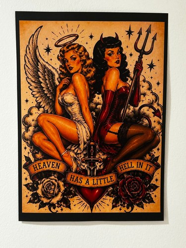 Heaven has little - has, hell