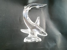 SEVRES CRISTAL STATUETTE DE POISSON TRUITE ? GRAND MODELE HAUTEUR ENVIRON 35 CM