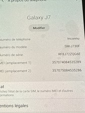 Carte Mère (Motherboard) Samsung Galaxy J7 2017 (SM-J730F/16DS)-Original