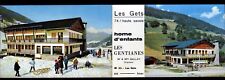 LES GETS 74, CHALET-HOTEL Gallay "HOME D'ENFANTS ,LES GENTIANES" Carte de visite