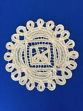  Ancien napperon rond écru