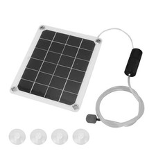 Solaire Étang Aérateur Étanche 20W Silencieux Solaire Pompe à Air D'Aquarium FR