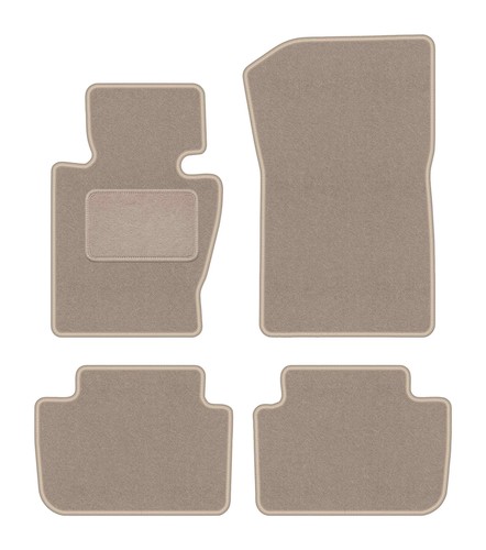 Tapis sol velours beige - tapis,
