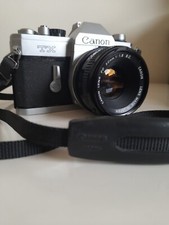 CANON TX 35mm FILM CAMERA WITH CANON FD 50mm 1:1,8 SC LENS VINTAGE JAPAN