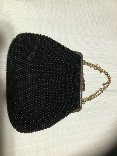 Beaded purse black special - purse,