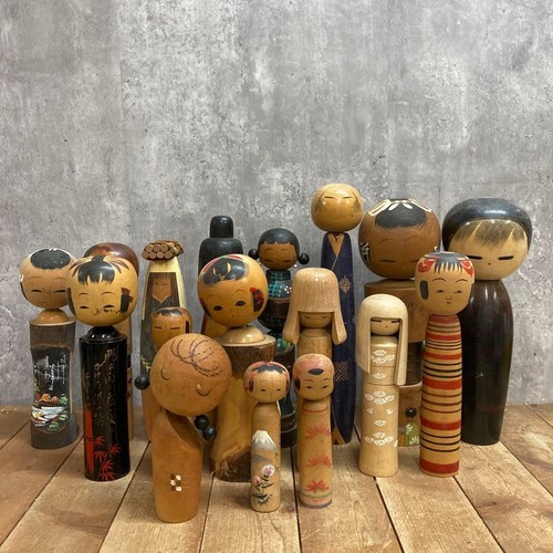 Antique kokeshi piece - antique, 16