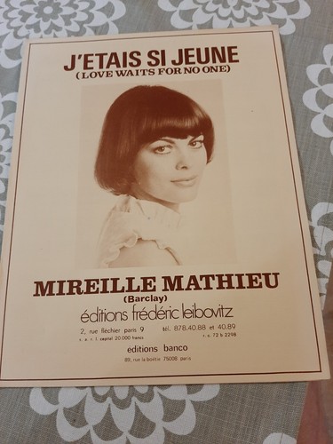Mireille mathieu partition - mathieu,