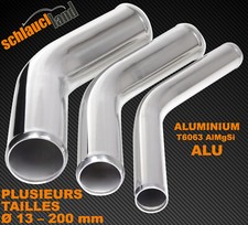 TUBE COUDE 30° Degré ARC ALUMINIUM Diamètre Alu Durite Pipe Tuyau polie angle