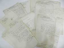 MARINE : TRES RARE ENSEMBLE de 18 DOCUMENTS SUR LA GABARE LA GARONNE - 1832-1834
