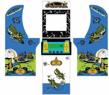 Arcade1up Arcade Cabinet Graphic Decal Complete Kits - Galaxian