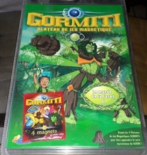 GORMITI LE MONDE DE LA FORET PLATEAU DE JEU MAGNETIQUE + 4 MAGNETS NEUF