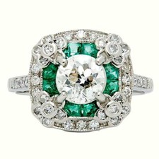 Bague de fiançailles art