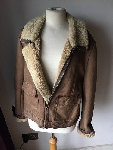 Veste aviateur vintage - , peau