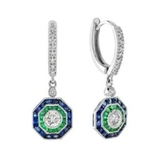 Boucles oreilles art déco - art,