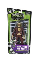 Michael Keaton BEETLEJUICE Tim Burton 1988 Costume Rayé Noir Et Blanc 17 Cm NECA