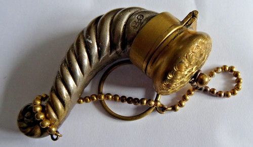 Ancien flacon odeurs metal - ancien, a