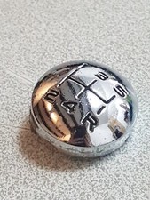 Grille levier vitesse 5 + R Chromé pommeau brillant noir origine PSA Peugeot 407