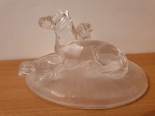 Labrador et ses chiots en cristal d'Arques