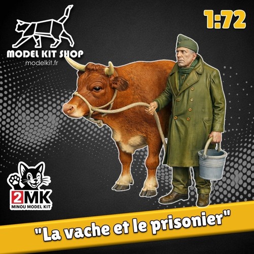 Figurine la vache et - -,