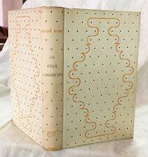 GIDE : LES FAUX MONNAYEURS. CARTONNAGE DE BONET