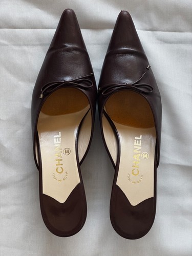 Chanel vintage brown leather - vintage,
