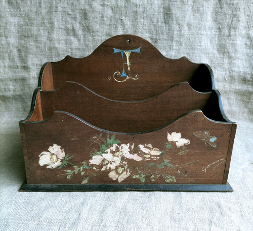 Range courrier ancien bois - range-courrier,
