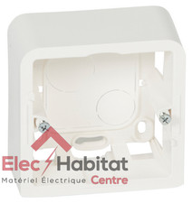Cadre saillie profondeur 40mm Mosaic pour un mécanisme 45x45 Legrand 080281
