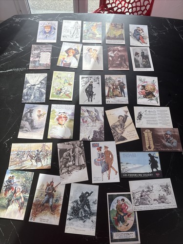 Lot cartes postale - 30,