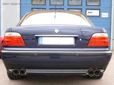 Eisenmann Inox le Sport Échappement Duplex BMW 7er E38 730i 735i Je 2x83mm Sharp