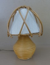 Lampe chevet rotin - de, louis