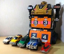 Power Rangers TURBO Carranger DX RV Robo Victrailer Megazord Set BANDAI Japan