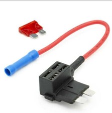 2x Power Thief Tap Plug Distributeur Plat Fusible Adaptateur Câble Amplificateur