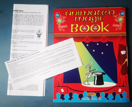 Animated magic book granel - book,
