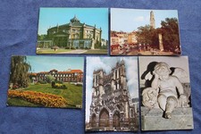 LOT DE 5 CARTES POSTALES /