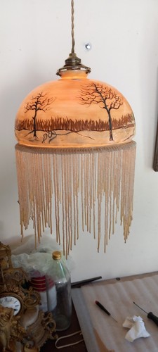 Lustre suspension verre - lustre,